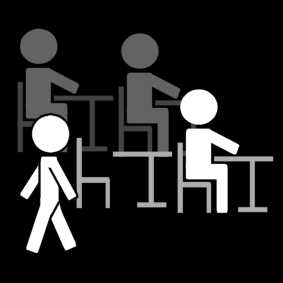 walk about the classroom / classroom: walk about